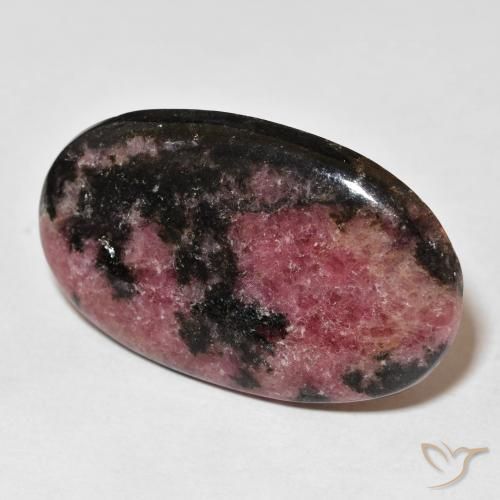 Rodonite Multicolore naturale da 51.18 ct, Ovale, Opaco
