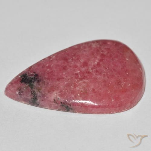 Rodonite Rosso naturale da 32.53 ct, Forma a pera, Opaco
