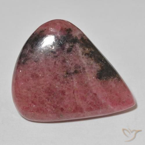 Rodonite Multicolore naturale da 39.56 ct, Forma a pera, Opaco