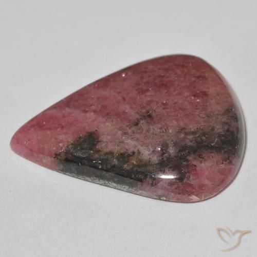 Rodonite Multicolore naturale da 39.56 ct, Forma a pera, Opaco