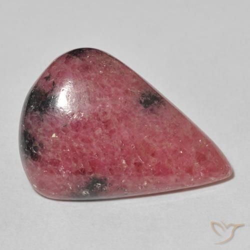 Rodonite Multicolore naturale da 22.34 ct, Forma a pera, Opaco