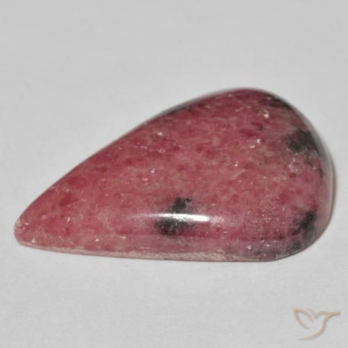 Rodonite Multicolore naturale da 22.34 ct, Forma a pera, Opaco