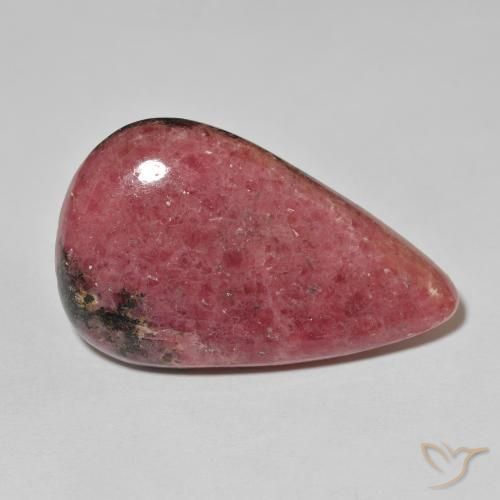 Rodonite Multicolore naturale da 56.72 ct, Forma a pera, Opaco