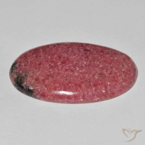 Rodonite Rosso naturale da 57.90 ct, Ovale, Opaco