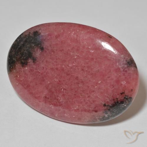 Rodonite Multicolore naturale da 55.87 ct, Ovale, Opaco
