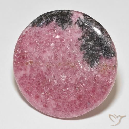 Rodonite Multicolore naturale da 86.05 ct, Rotondo, Opaco
