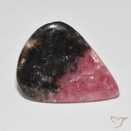 Rodonite Multicolore naturale da 25.15 ct, Forma a pera, Opaco