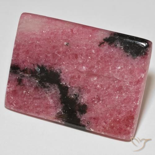 Rodonite Multicolore naturale da 115.38 ct, Taglio a baguette, Opaco