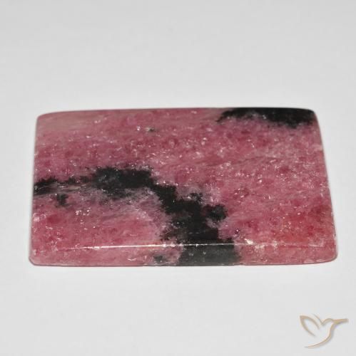 Rodonite Multicolore naturale da 115.38 ct, Taglio a baguette, Opaco