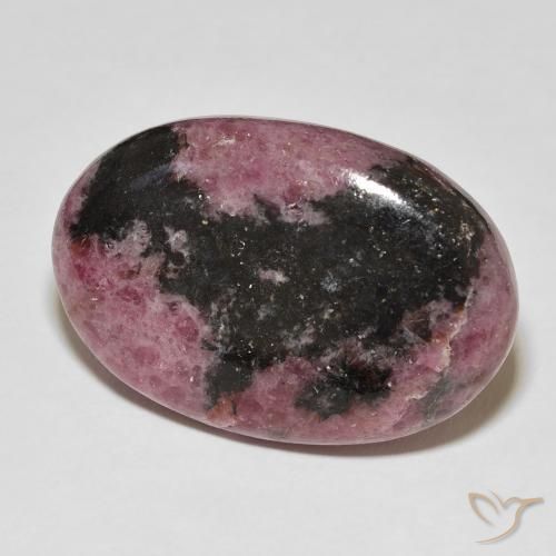 Rodonite Multicolore naturale da 54.00 ct, Ovale, Opaco