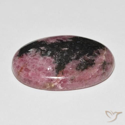 Rodonite Multicolore naturale da 54.00 ct, Ovale, Opaco