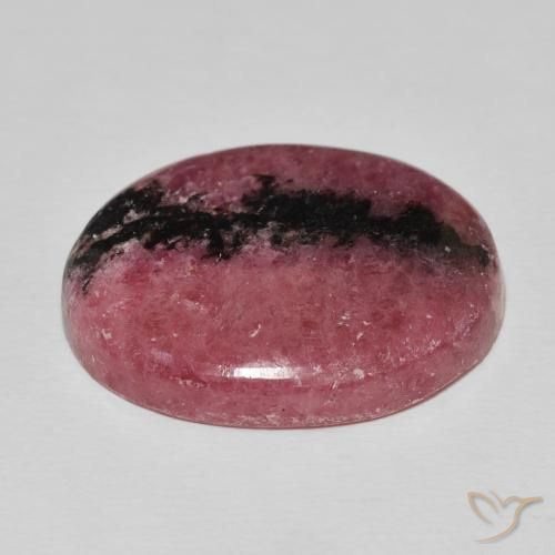 Rodonite Multicolore naturale da 39.97 ct, Ovale, Opaco