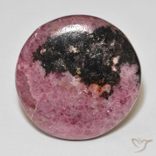 Rodonite Multicolore naturale da 51.77 ct, Rotondo, Opaco