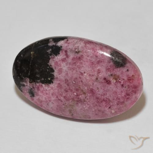 Rodonite Multicolore naturale da 34.23 ct, Taglio ovale, Opaco