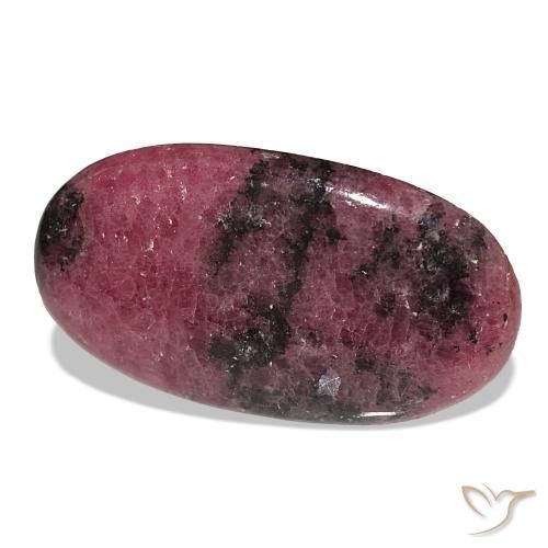 Rodonite Multicolore naturale da 59.30 ct, Ovale, Opaco