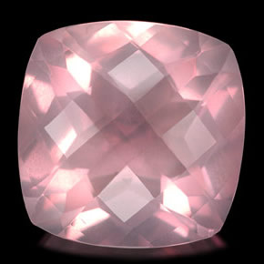 Quarzo rosa naturale rosa da 5,73 ct, trasparente, trasparente/traslucido
