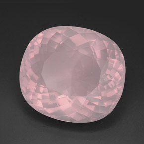 Quarzo rosa naturale rosa da 139,70 ct, trasparente, trasparente/traslucido