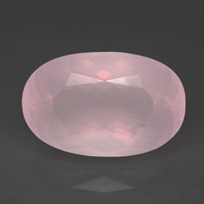 Quarzo rosa naturale rosa da 138,35 ct, trasparente, trasparente/traslucido