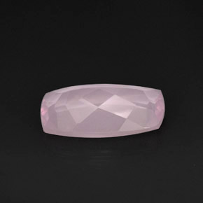 Quarzo rosa naturale rosa da 11,28 ct, trasparente, trasparente/traslucido