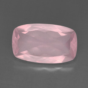 Quarzo rosa naturale rosa da 11,86 ct, trasparente, trasparente/traslucido