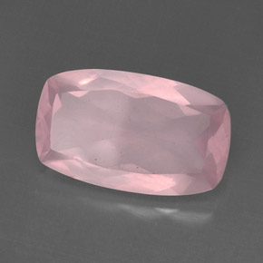 Quarzo rosa naturale rosa da 11,86 ct, trasparente, trasparente/traslucido