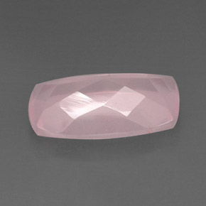 Quarzo rosa naturale rosa da 11,86 ct, trasparente, trasparente/traslucido