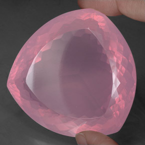 Quarzo rosa naturale rosa da 528,00 ct, trasparente, trasparente/traslucido
