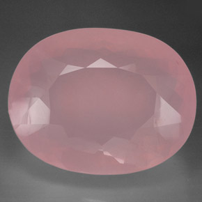 Quarzo rosa naturale rosa da 474,40 ct, trasparente, trasparente/traslucido