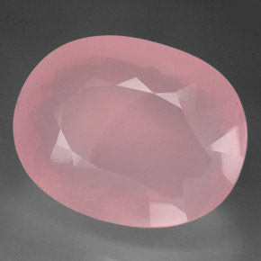 Quarzo rosa naturale rosa da 474,40 ct, trasparente, trasparente/traslucido
