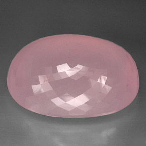 Quarzo rosa naturale rosa da 474,40 ct, trasparente, trasparente/traslucido