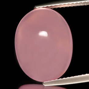 Quarzo rosa naturale rosa da 11,72 ct, trasparente, trasparente/traslucido