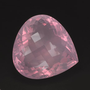 Quarzo rosa naturale rosa da 421,95 ct, trasparente, trasparente/traslucido