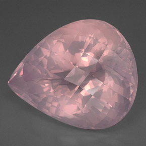 Quarzo rosa naturale rosa da 127,75 ct, trasparente, trasparente/traslucido