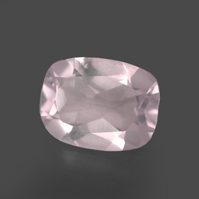 Quarzo rosa naturale rosa da 1,70 ct, trasparente, trasparente/traslucido