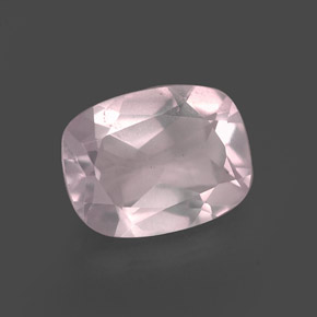 Quarzo rosa naturale rosa da 1,70 ct, trasparente, trasparente/traslucido