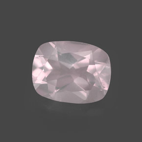 Quarzo rosa naturale rosa da 1,87 ct, trasparente, trasparente/traslucido