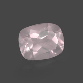 Quarzo rosa naturale rosa da 1,87 ct, trasparente, trasparente/traslucido