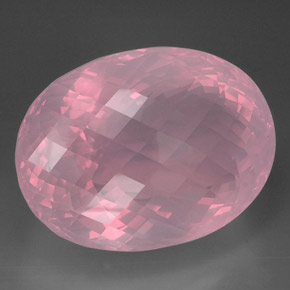 Quarzo rosa naturale rosa da 223,50 ct, trasparente, trasparente/traslucido