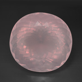 Quarzo rosa naturale rosa da 170,60 ct, trasparente, trasparente/traslucido