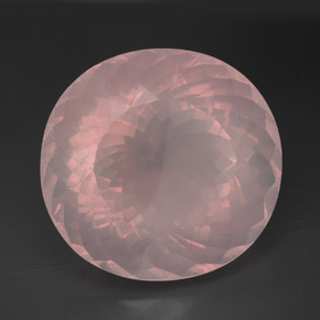 Quarzo rosa naturale rosa da 170,60 ct, trasparente, trasparente/traslucido