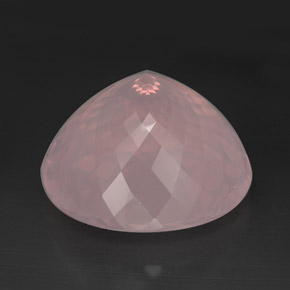 Quarzo rosa naturale rosa da 170,60 ct, trasparente, trasparente/traslucido