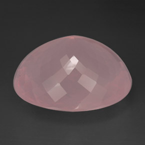 Quarzo rosa naturale rosa da 173,95 ct, trasparente, trasparente/traslucido