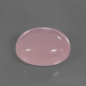 Quarzo rosa naturale rosa da 30,50 ct, trasparente, trasparente/traslucido
