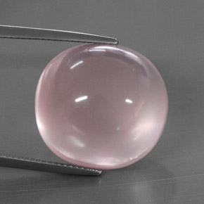 Quarzo rosa naturale rosa da 35,23 ct, trasparente, trasparente/traslucido