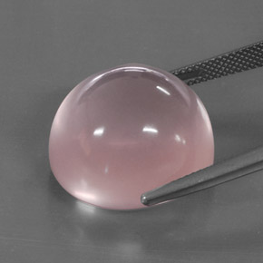 Quarzo rosa naturale rosa da 35,23 ct, trasparente, trasparente/traslucido