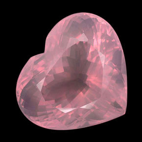 Quarzo rosa naturale rosa da 213,25 ct, trasparente, trasparente/traslucido