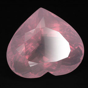Quarzo rosa naturale rosa da 213,25 ct, trasparente, trasparente/traslucido
