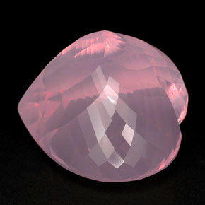 Quarzo rosa naturale rosa da 213,25 ct, trasparente, trasparente/traslucido