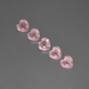 Quarzo rosa naturale rosa da  ct, trasparente, trasparente/traslucido