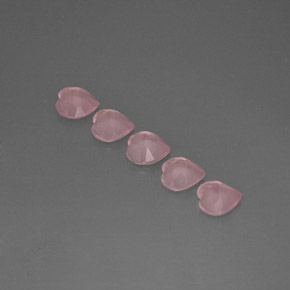 Quarzo rosa naturale rosa da  ct, trasparente, trasparente/traslucido